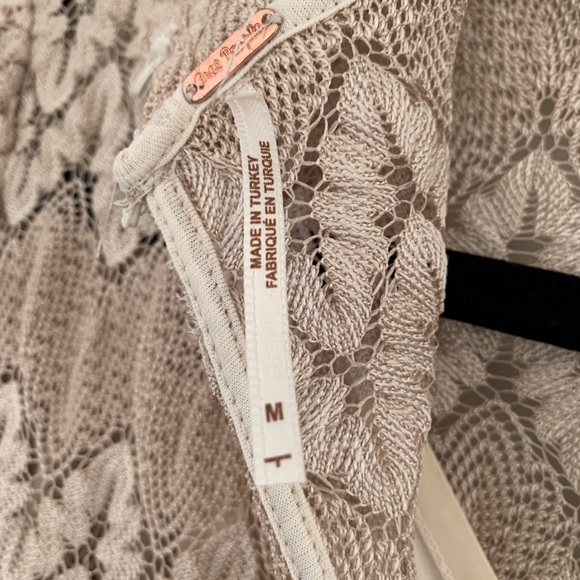 Free People Cream Lace Dress - Picture 4 of 5